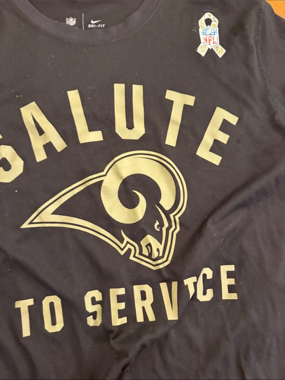 Nike Black 'Salute to Service' Short-Sleeve Performance Tee xl